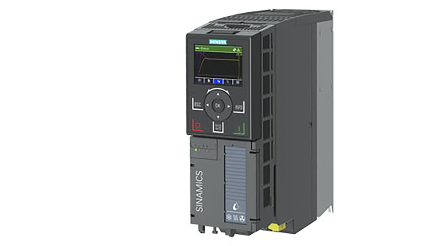 Variador de frecuencia Siemens serie SINAMICS G120X, 1.1 kW, 380 → 480 v ac, 3 fases, 2.8 A, IP20, Profinet