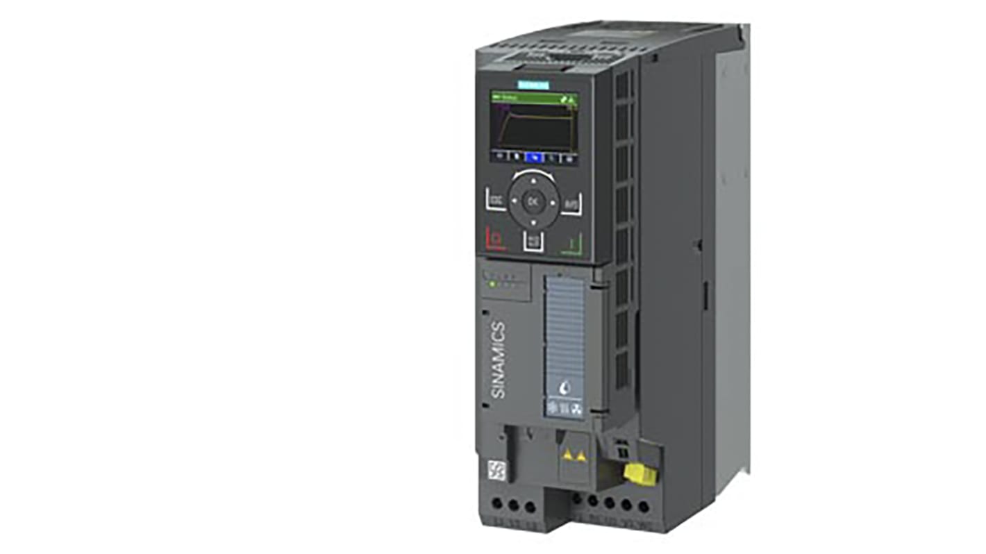 Variador de frecuencia Siemens serie SINAMICS G120X, 5.5 kW, 380 → 480 v ac, 3 fases, 12 A, IP20, Profinet