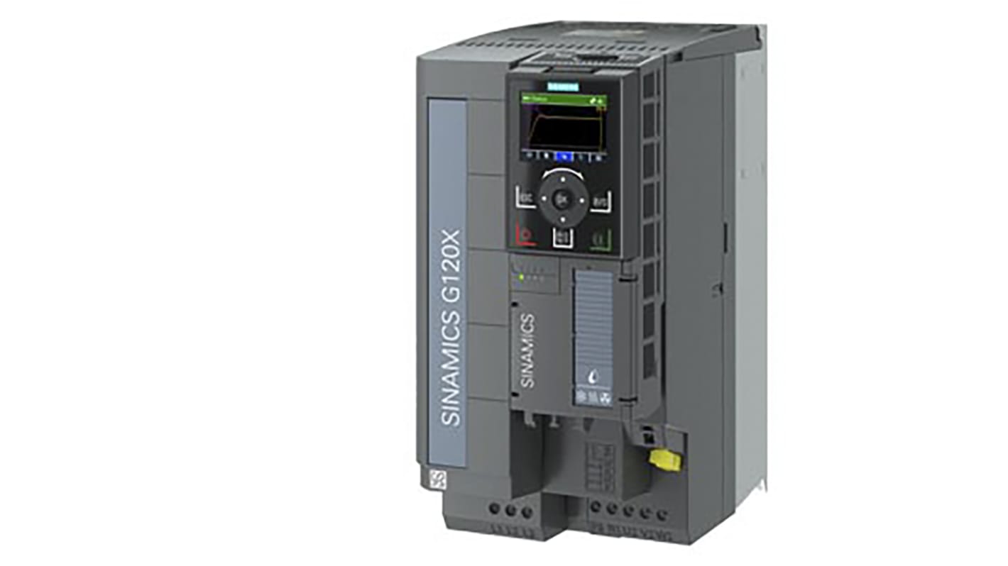 Siemens Inverter Drive, 11 kW, 3 Phase, 380 → 480 V ac, 24.5 A, SINAMICS G120X Series