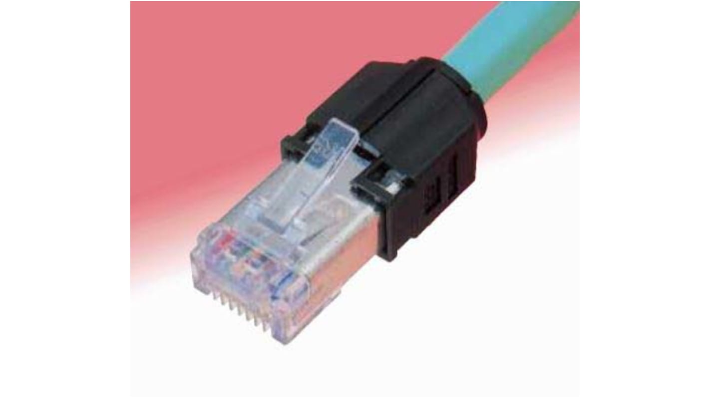 Hirose TM21P Cat.5e RJ45-Steckverbinder Stecker, 1-Port 8P8C-polig, Kabelmontage