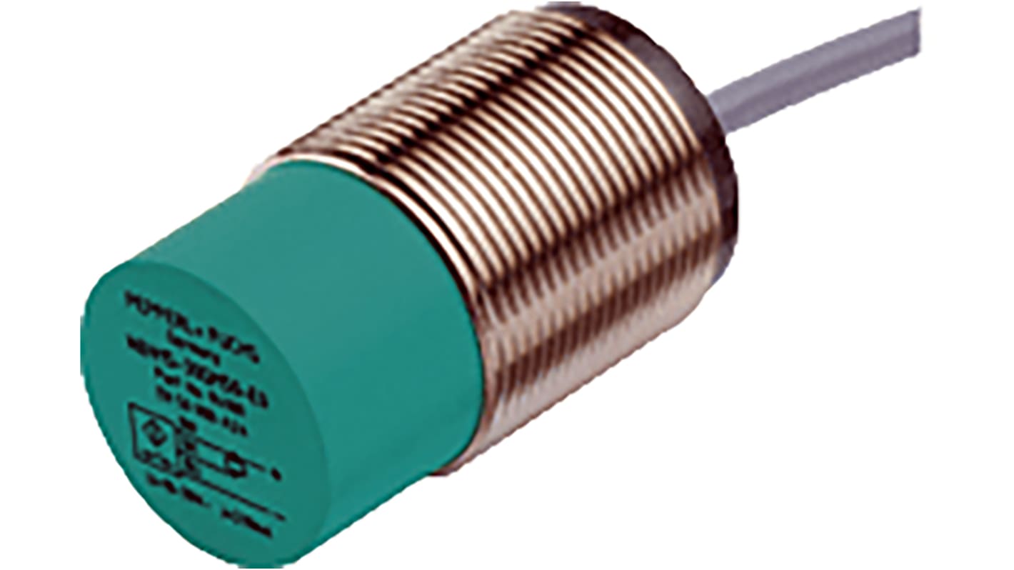 Pepperl + Fuchs Inductive Barrel-Style Proximity Sensor, M30 x 1.5, 25 mm Detection, PNP Output, 5 → 36 V dc,