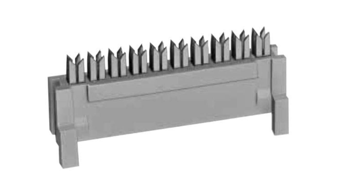 Hirose DF1 Series Straight Through Hole PCB Header, 3 Contact(s), 2.5mm Pitch, 1 Row(s), Shrouded