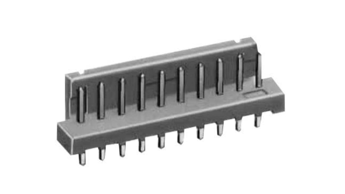 Hirose DF1 Series Straight Through Hole PCB Header, 4 Contact(s), 2.5mm Pitch, 1 Row(s), Shrouded