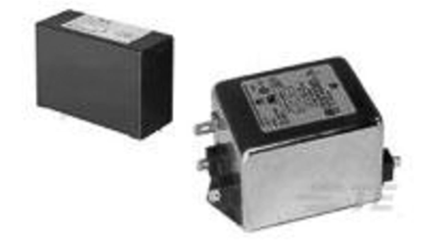 TE Connectivity, Corcom Z 3A 250 V ac 50/60Hz, Flange Mount RFI Filter, Fast-On, Single Phase