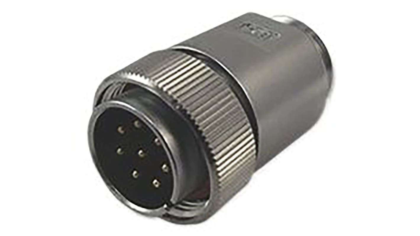 Hirose Circular Connector, 6 Contacts, Cable Mount, Miniature Connector, Plug, Male, IP67, IP68, LF Series