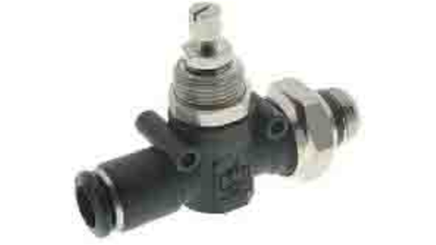 RS PRO Tube Flow Regulator, 4mm Tube Inlet Port