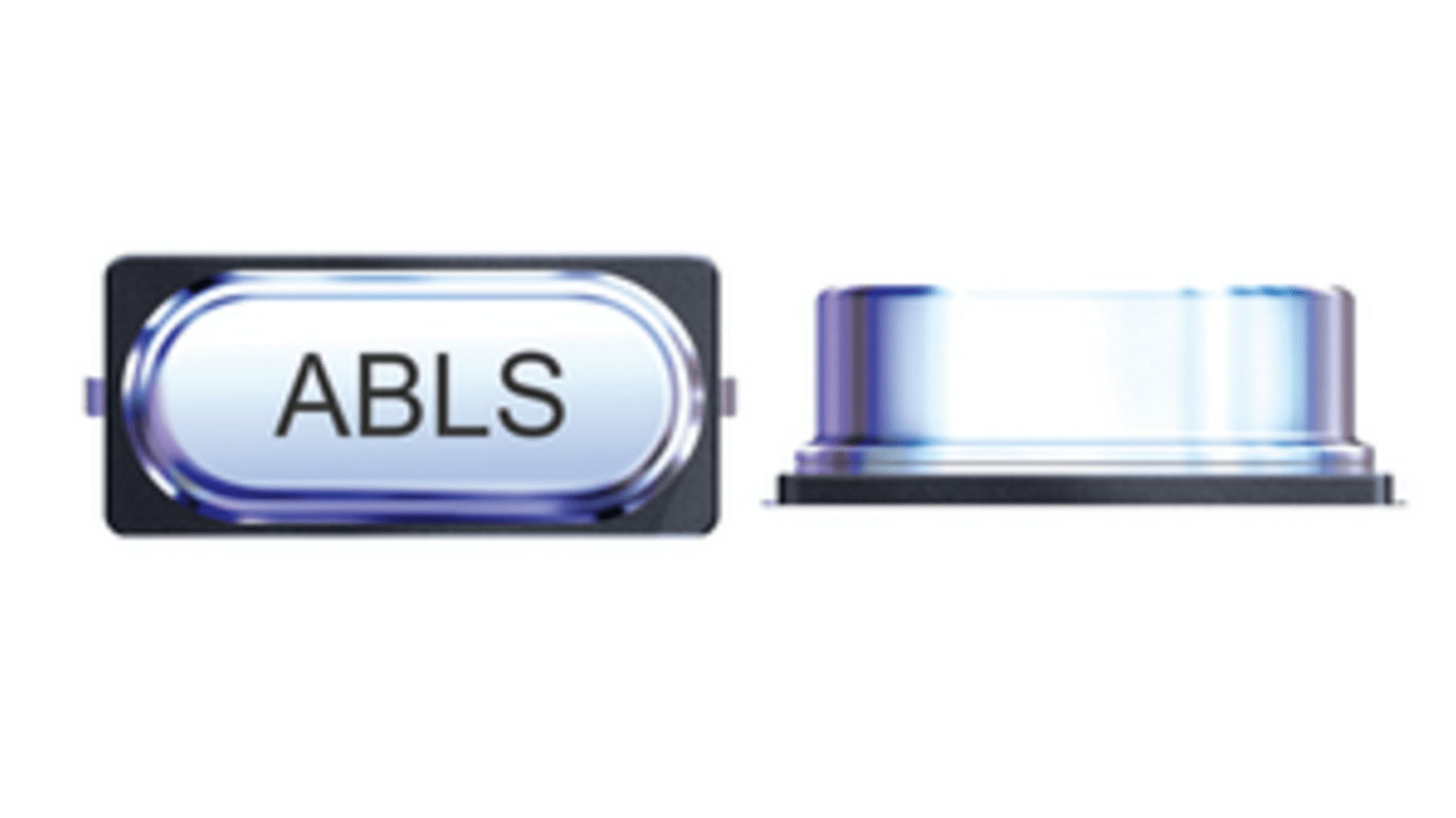 Abracon 8MHz Quarzmodul, Oberflächenmontage, ±30ppm, 12pF, B. 4.7mm, H. 4.1mm, L. 11.4mm, SMD, 2-Pin