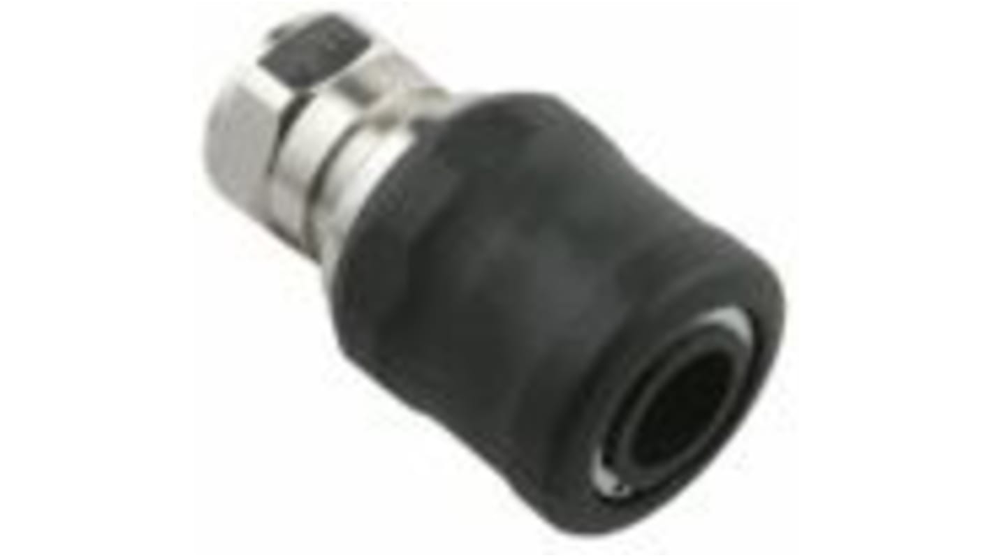 RS PRO Brass Female Quick Air Coupling, 1/4in Hose Barb