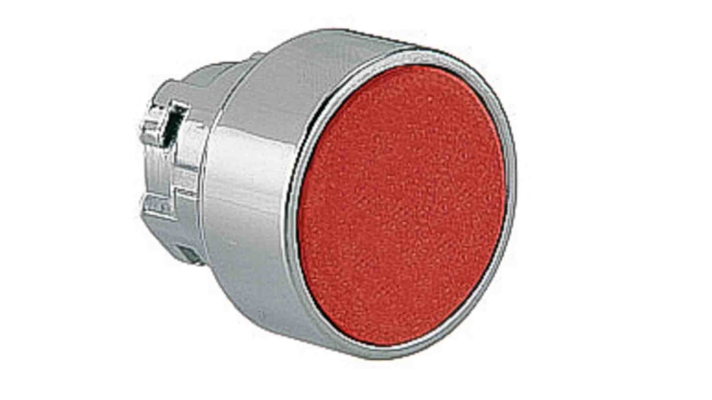 Cabezal de pulsador Lovato serie 8LM2T, Ø 22mm, de color Rojo, Retorno por Resorte, IP65