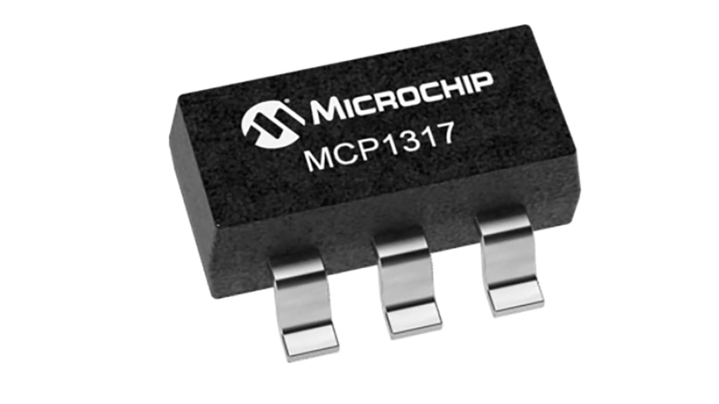 Microchip Voltage Supervisor 5-Pin SOT-23, MCP1317T-31RE/OT