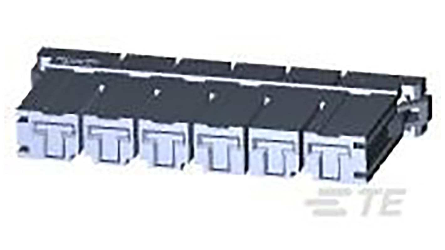 TE Connectivity, Dynamic 5000 Female PCB Connector Housing, 10.16mm Pitch, 6 Way, 1 Row