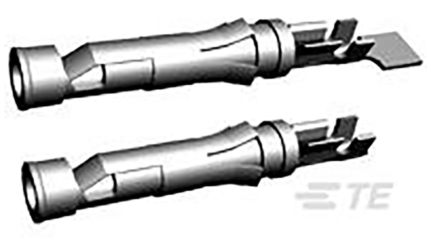 TE Connectivity AMP Type III Series Female Crimp Terminal, 24AWG Min, 20AWG Max