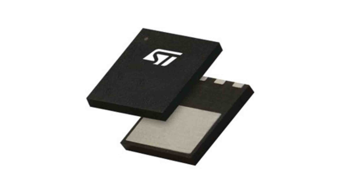 Transistor MOSFET STMicroelectronics, canale N, 215 mΩ, 15 A, PowerFLAT 8 x 8 HV, Montaggio superficiale