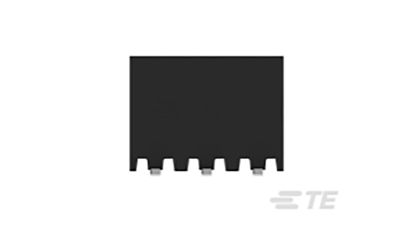 TE Connectivity AMPMODU Series Straight Surface Mount PCB Socket, 6-Contact, 2-Row, 2mm Pitch, Solder Termination