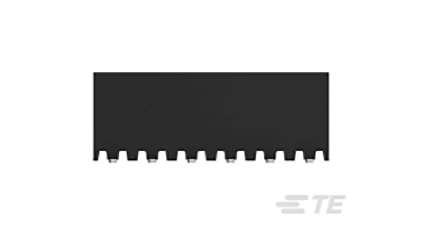 TE Connectivity AMPMODU Series Straight Surface Mount PCB Socket, 14-Contact, 2-Row, 2mm Pitch, Solder Termination