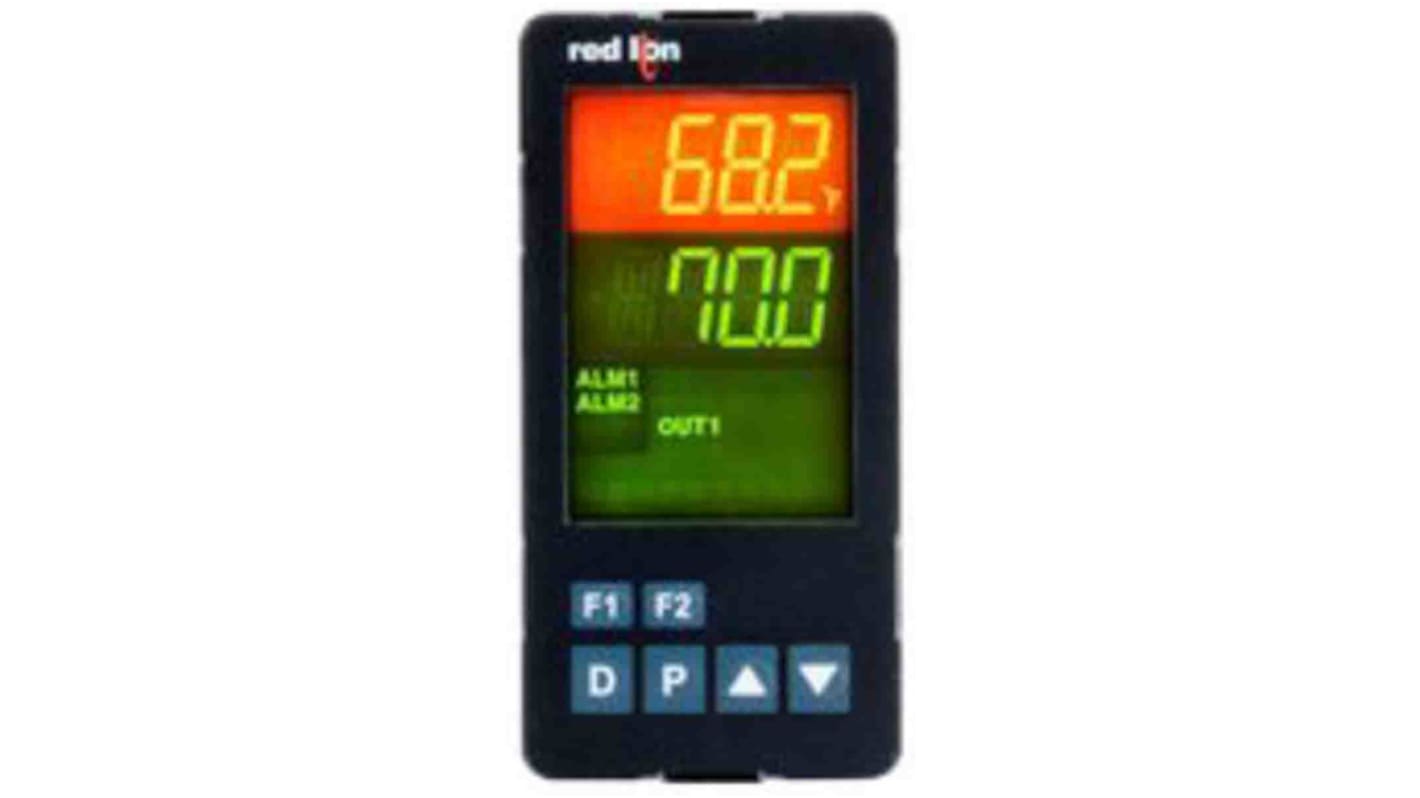 Controlador de temperatura PID Red Lion serie PXU, 48 x 95.8mm, 24 V dc, 2 entradas Analógico, 1 salida Relé