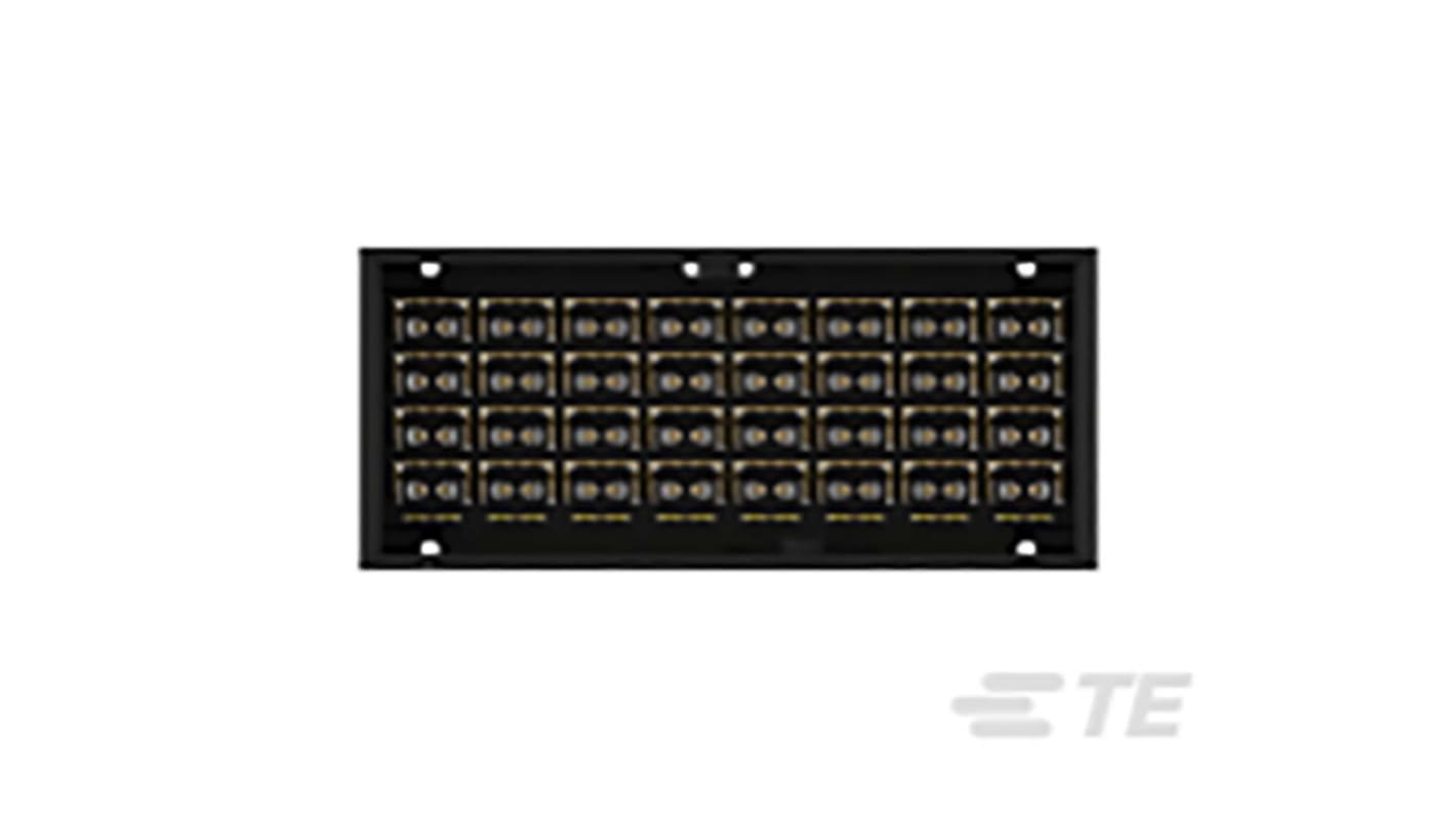 TE Connectivity STRADA Whisper Series Straight Through Hole PCB Header, 64 Contact(s), 3.9mm Pitch, 4 Row(s), Shrouded