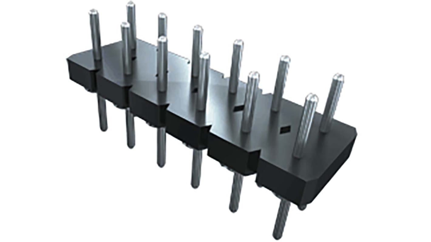 Samtec BDL Series Straight Through Hole Mount PCB Socket, 20-Contact, 2-Row, 2.54mm Pitch, Solder Termination