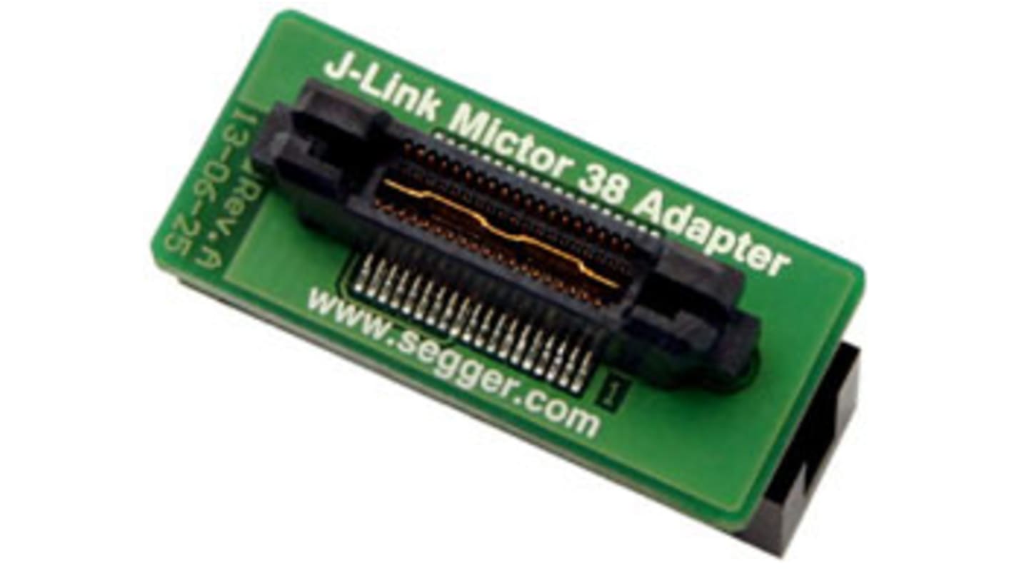 Adaptateur SEGGER, 8.06.08 J-Link Mictor 38 Adapter, pour Interface J-Link 20 broches 0,1 pouce, interface Mictor 38