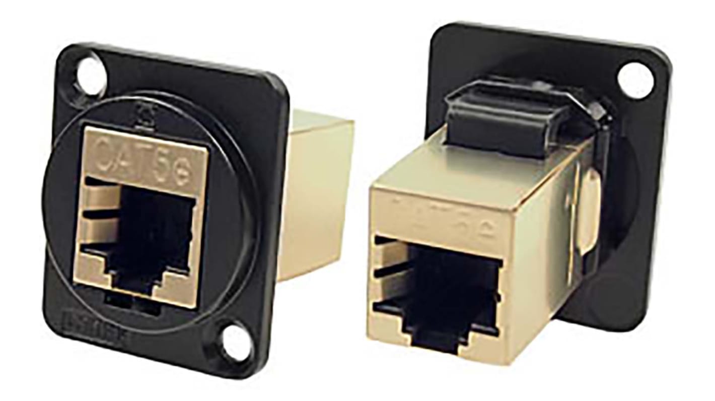 RS PRO RJ45-Steckverbinder, RJ45, Cat.5e, 1 -Port, Geschirmt, Typ Durchführungs-Steckverbinder