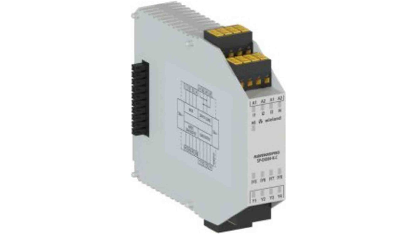 SP-DIO84-K, PLC digital I/O-module, Indgangs-/udgangsmodul, Input: 8, Output: 4, 24 V dc