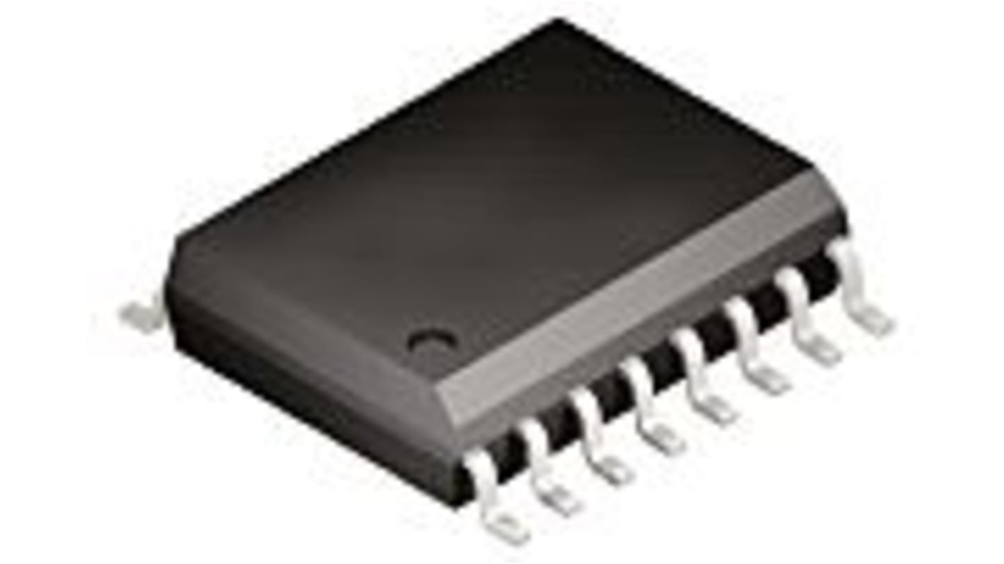 Driver de puerta MOSFET NCP51561BADWR2G, SOIC 16 pines