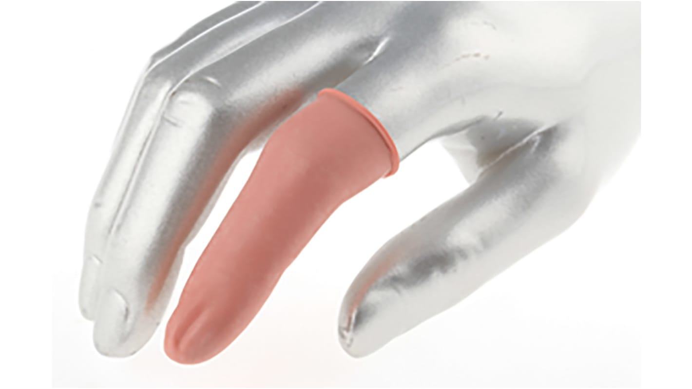 RS PRO Fingerlinge Gr. 7, S Latex Rosa 100 Stk. Antistatik