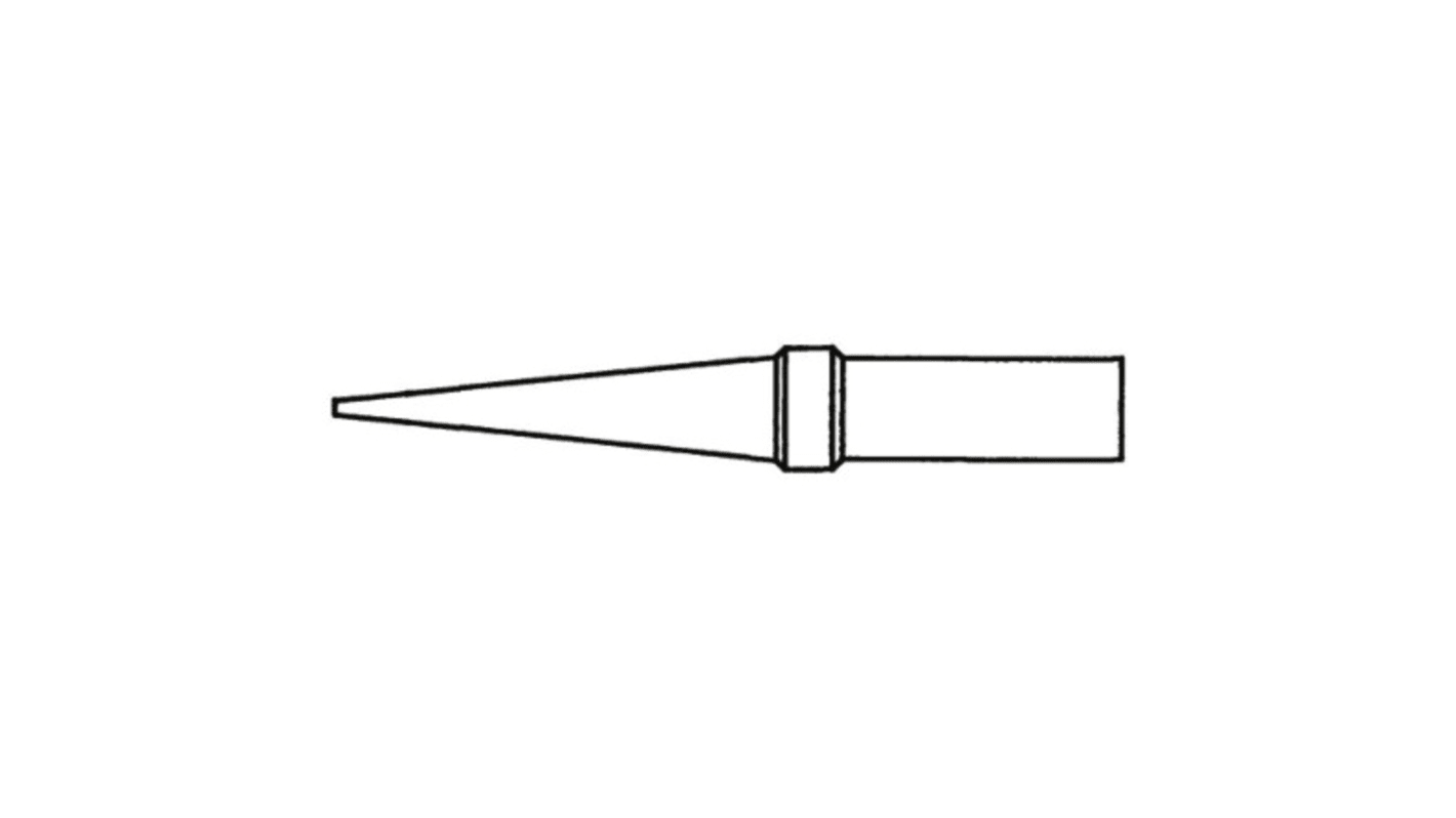 Weller 0.8 mm Straight Conical Soldering Iron Tip for use with PES50; PES51 & EC1201 Series Soldering Pencils