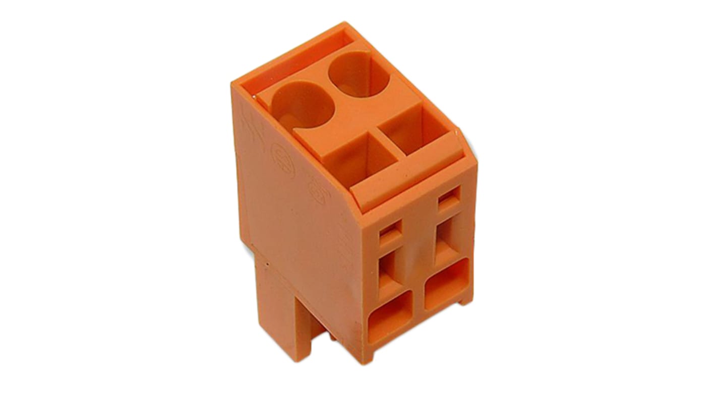 Weidmüller BL Series PCB Terminal Block, 5.08mm Pitch, Cable Mount, Crimp Termination