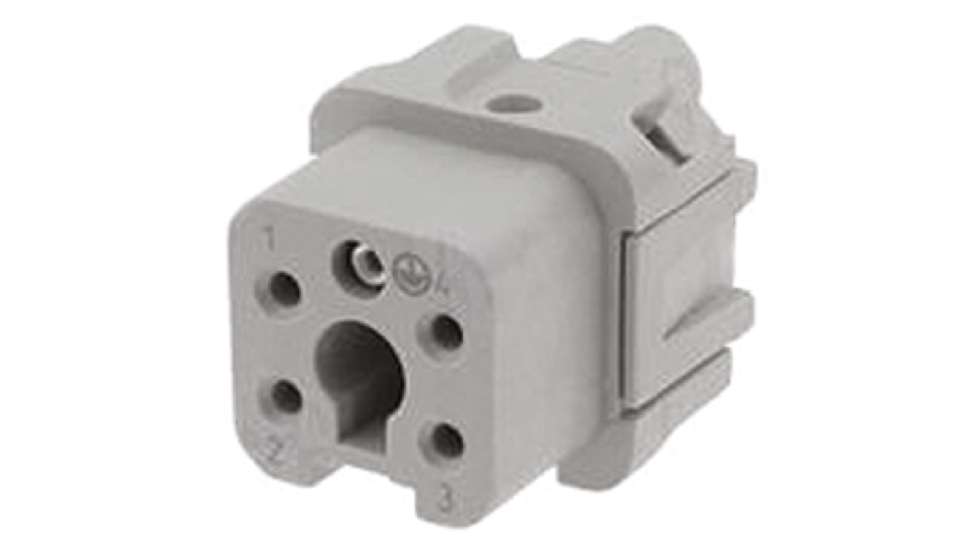 TE Connectivity Heavy Duty Power Connector Insert, 10A, Female, HA Series