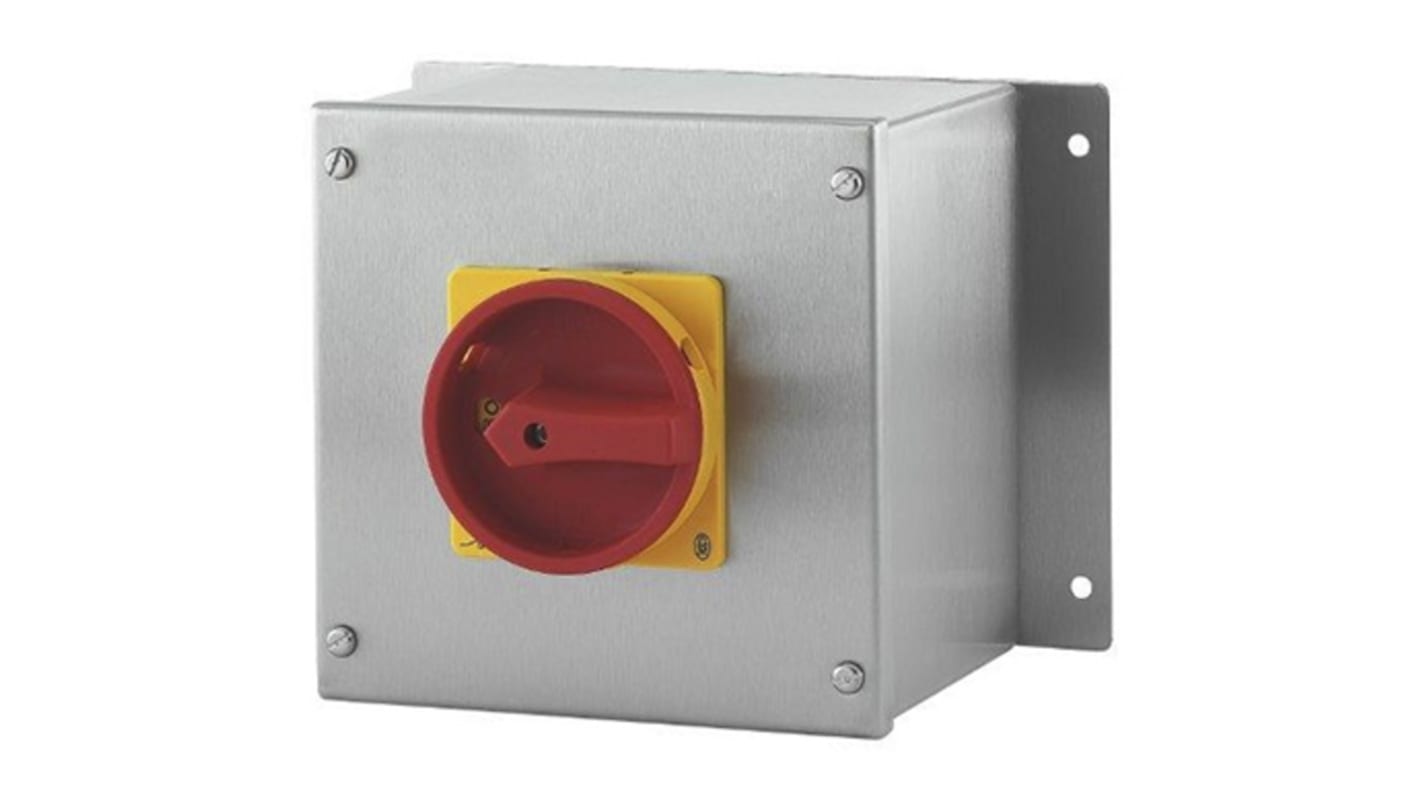 Eaton 3P Pole Isolator Switch - 63A Maximum Current, 37kW Power Rating, IP65