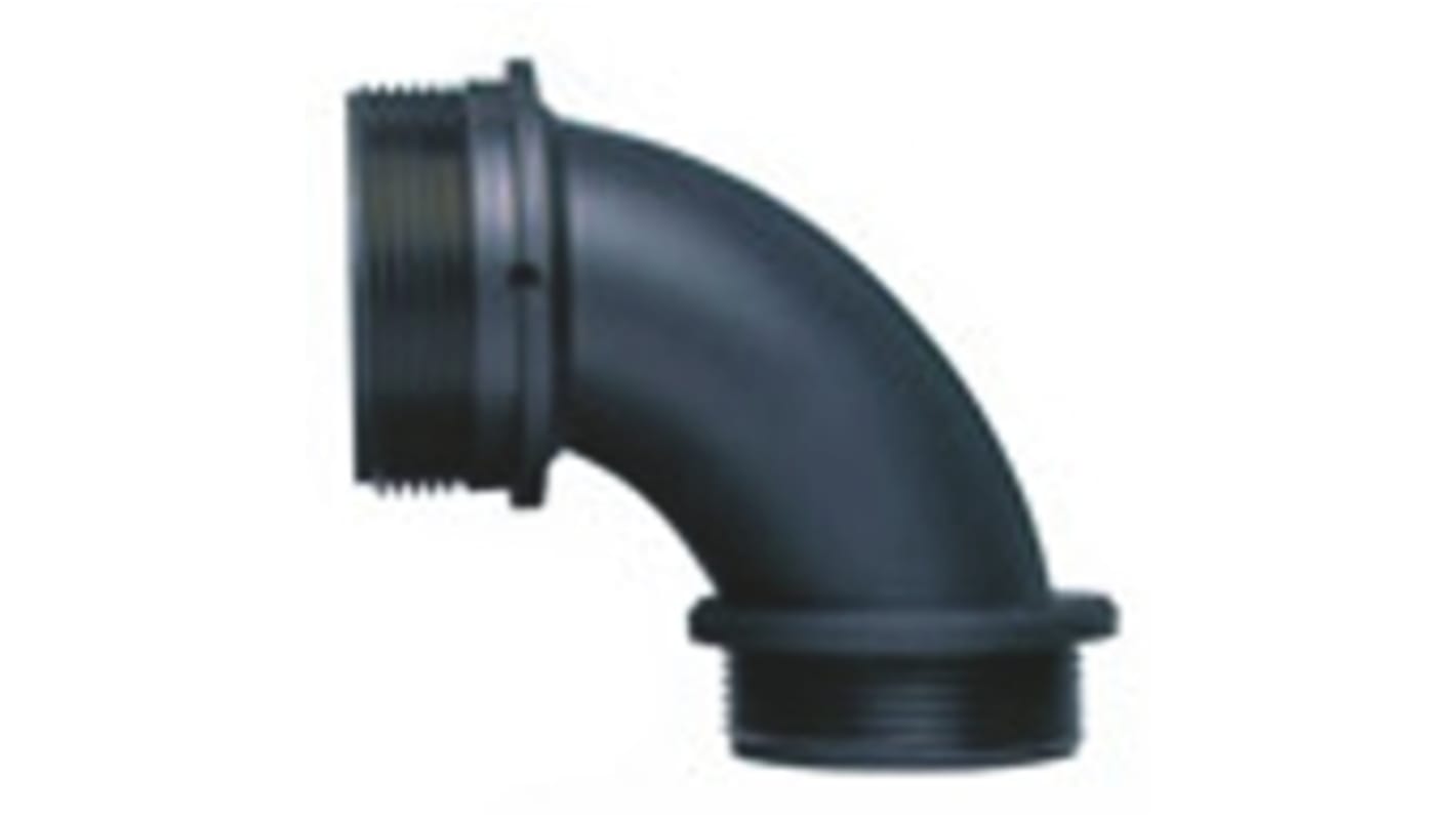 Adaptaflex 90° Elbow, Conduit Fitting, 28mm Nominal Size, PG21, Nylon 66, Black
