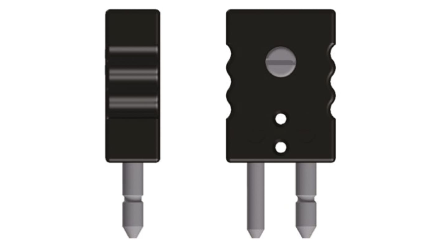 Reckmann In-Line Thermocouple Connector for Use with Type K Thermocouple, Standard