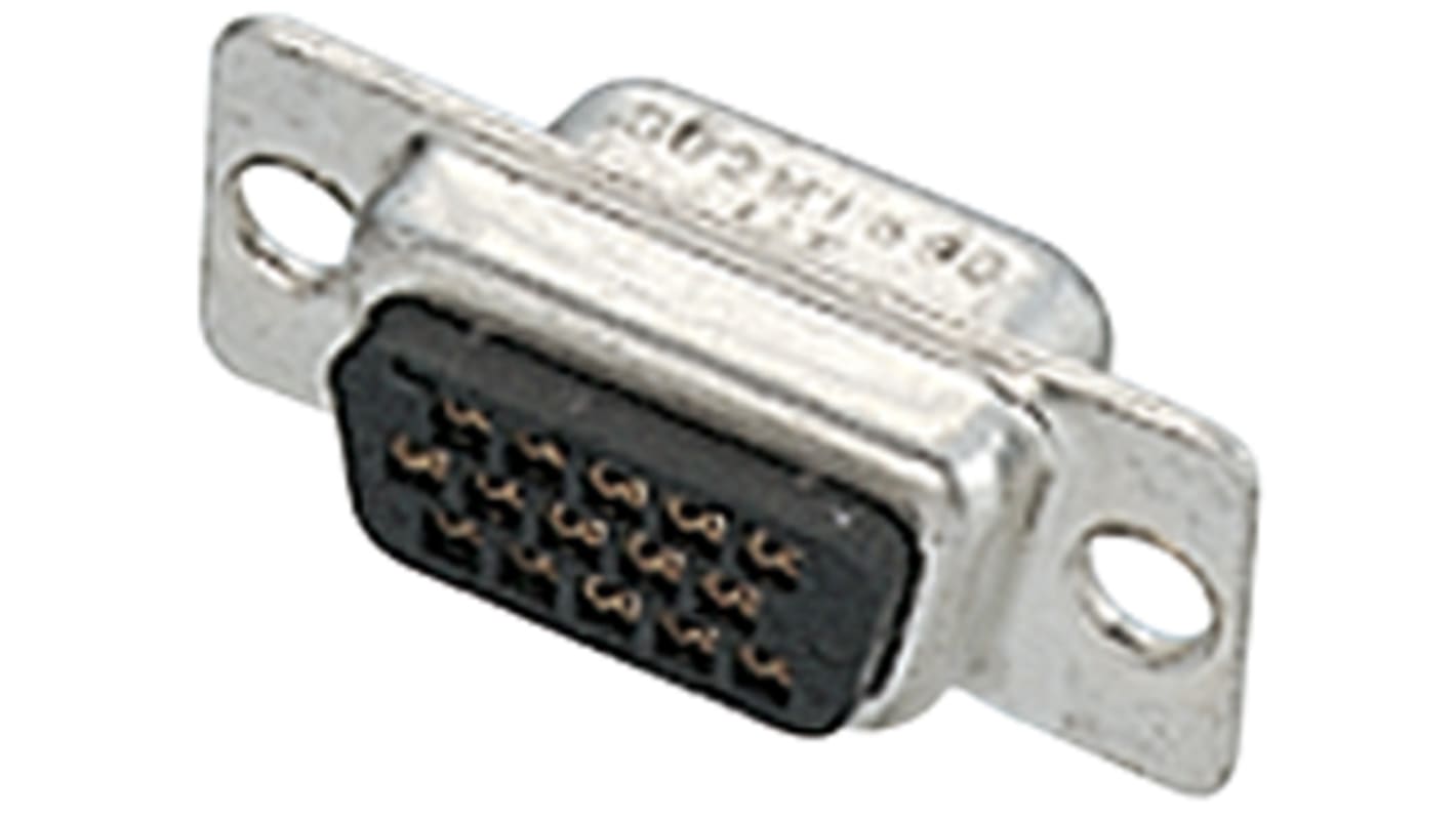 JAE 15 Way Cable Mount D-sub Connector Socket, 0.5mm Pitch