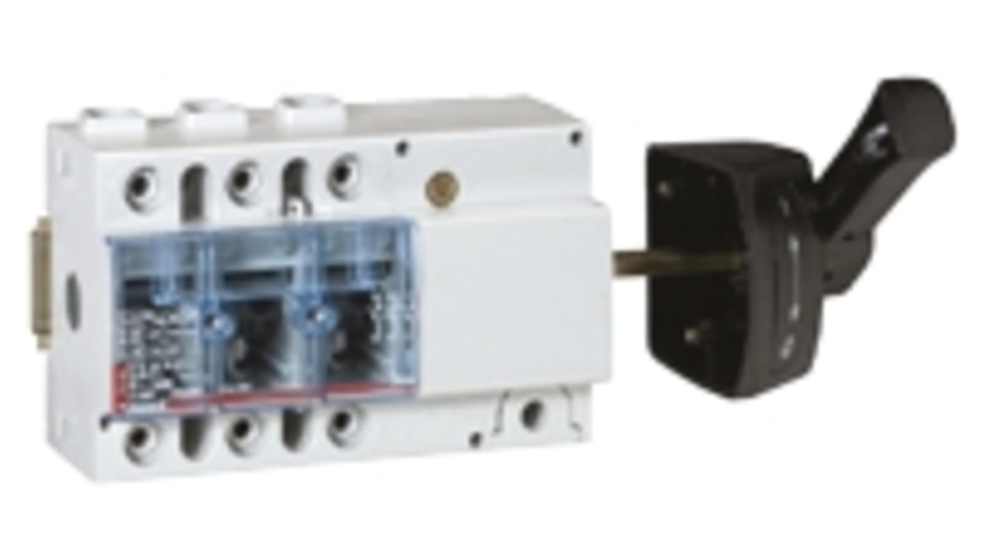 Legrand 4P Pole Isolator Switch - 125A Maximum Current, IP55
