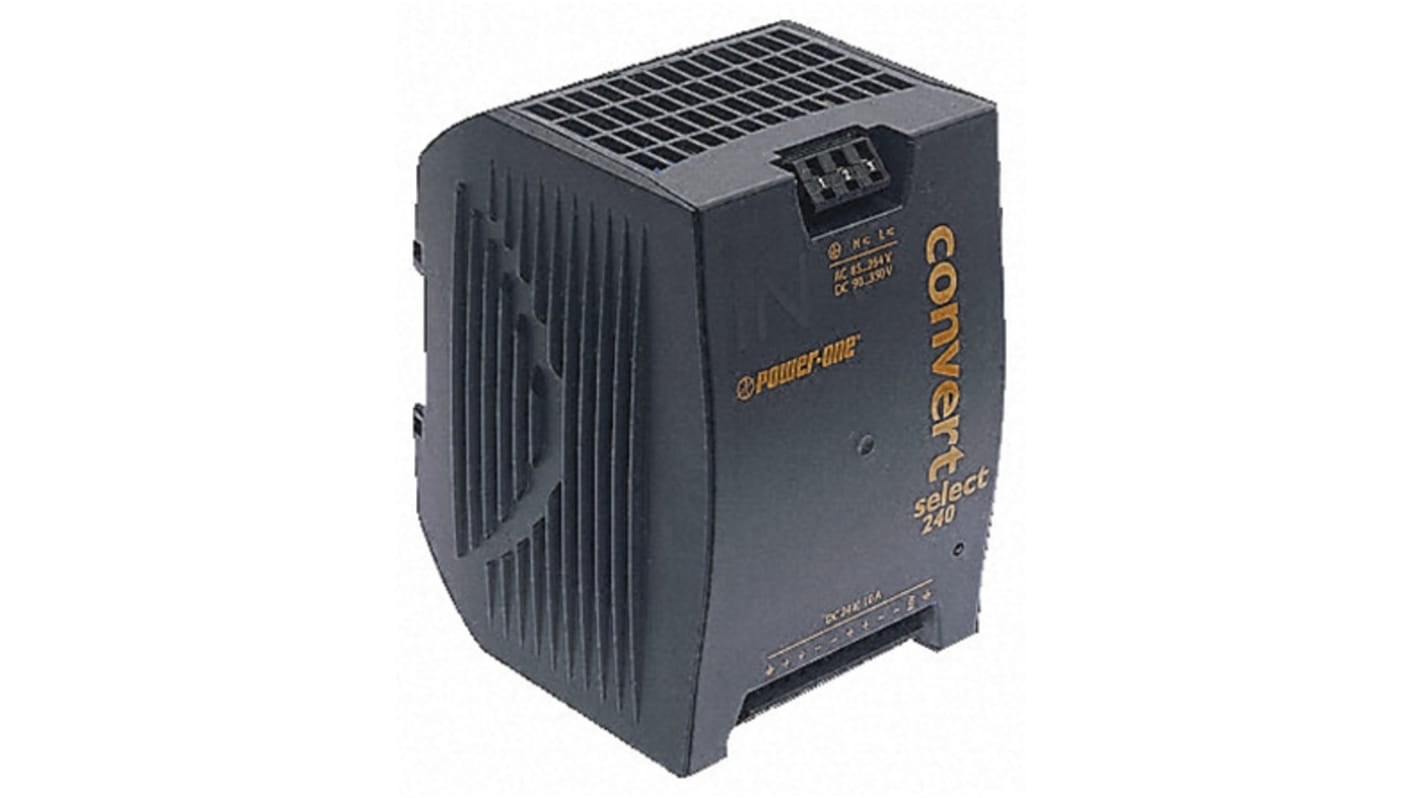 BEL POWER SOLUTIONS INC LWR Switch-mode DIN-skinnemonteret strømforsyning, 125W 24V dc