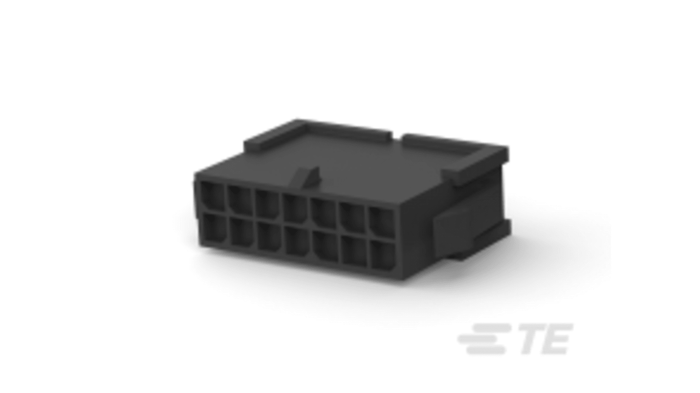 Carcasa de conector TE Connectivity 794615-4, Serie Micro MATE-N-LOK ...