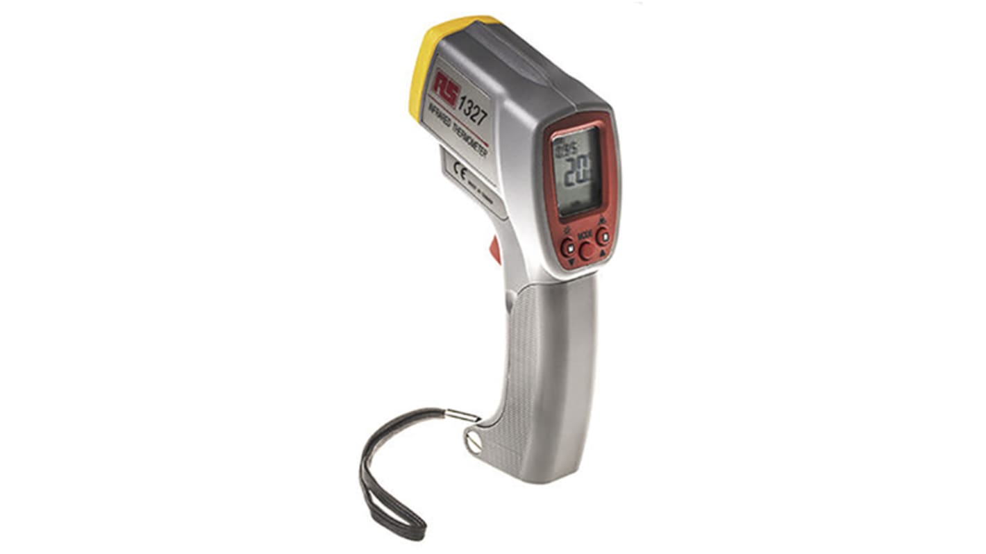 RS1327 RS PRO Infrared Thermometer, 35°C Min, +500°C Max, °C and °F