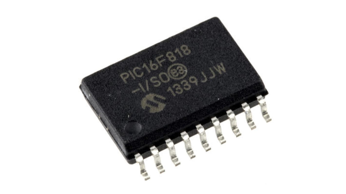 Microchip マイコン, 18-Pin SOIC PIC16F818-I/SO