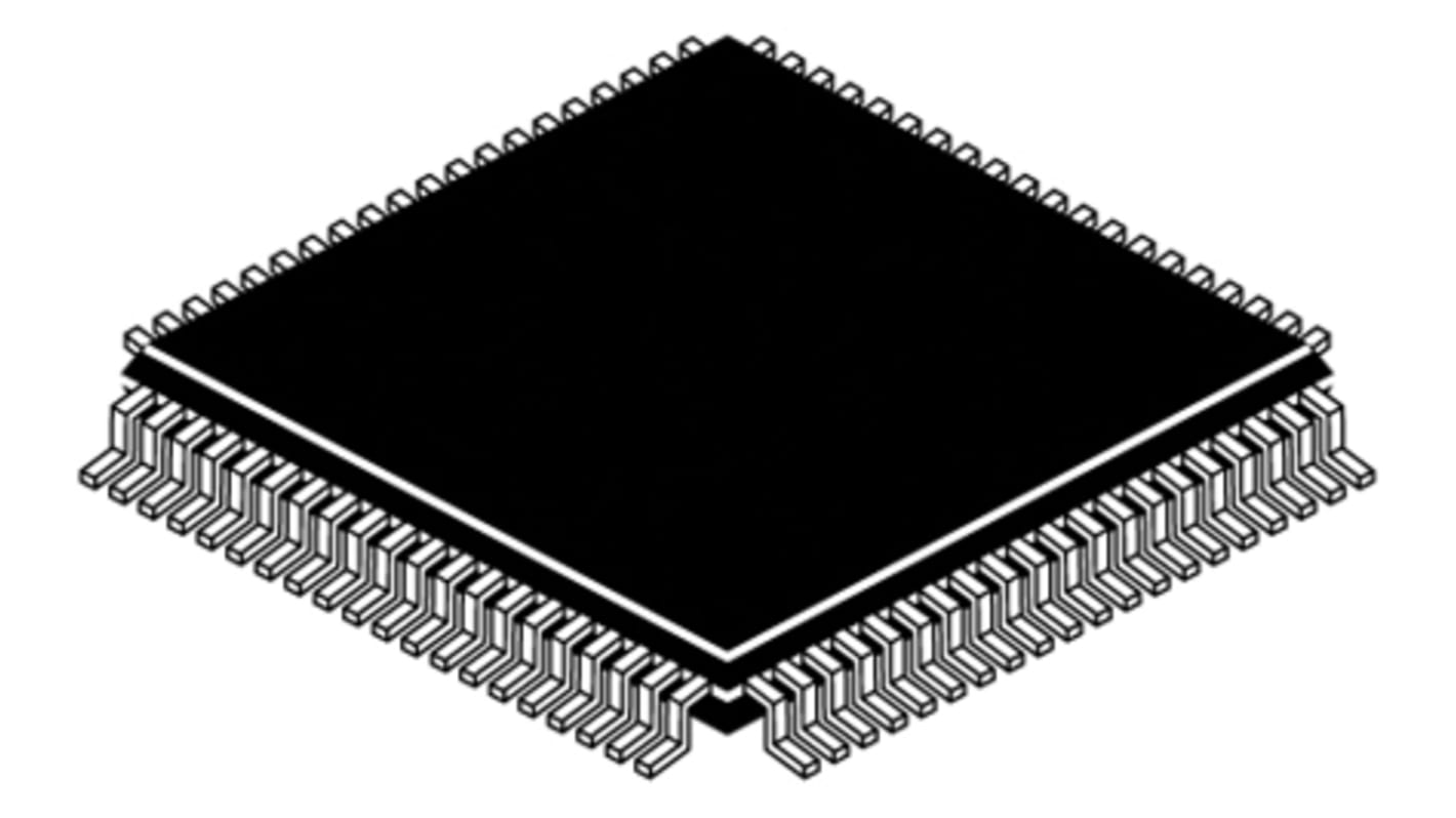 Texas Instruments THS8200PFP Videó DAC, 11 bit- Soros (I2C), 80-tüskés HTQFP