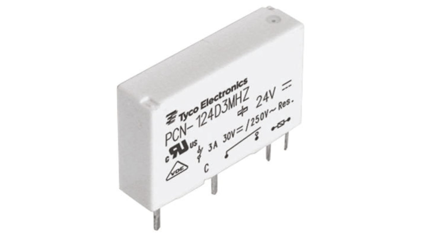 TE Connectivity PCB Mount Power Relay, 6V dc Coil, SPST