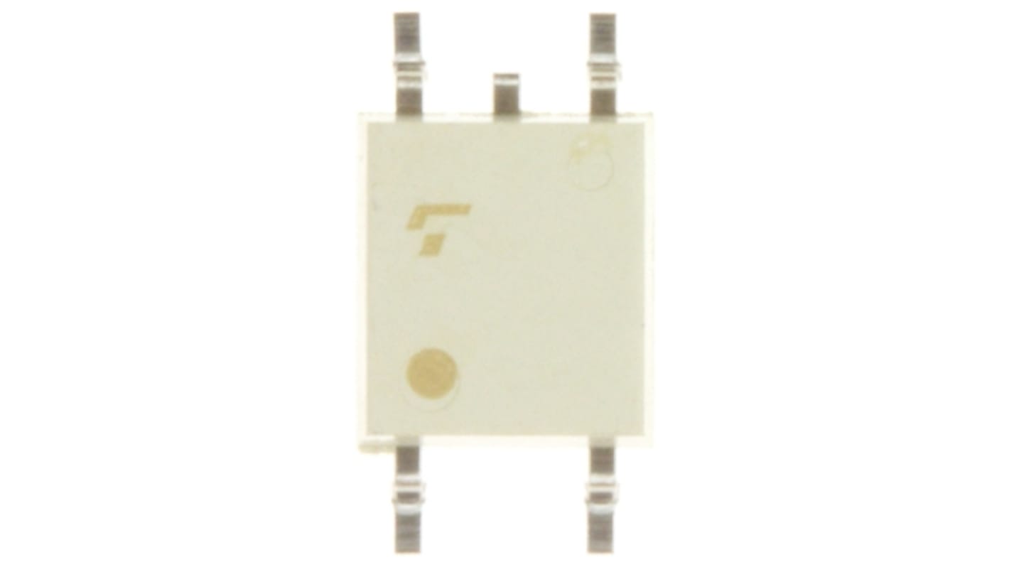 Toshiba, TLP3121(F) DC Input MOSFET Output Optocoupler, Surface Mount, 4-Pin SOP