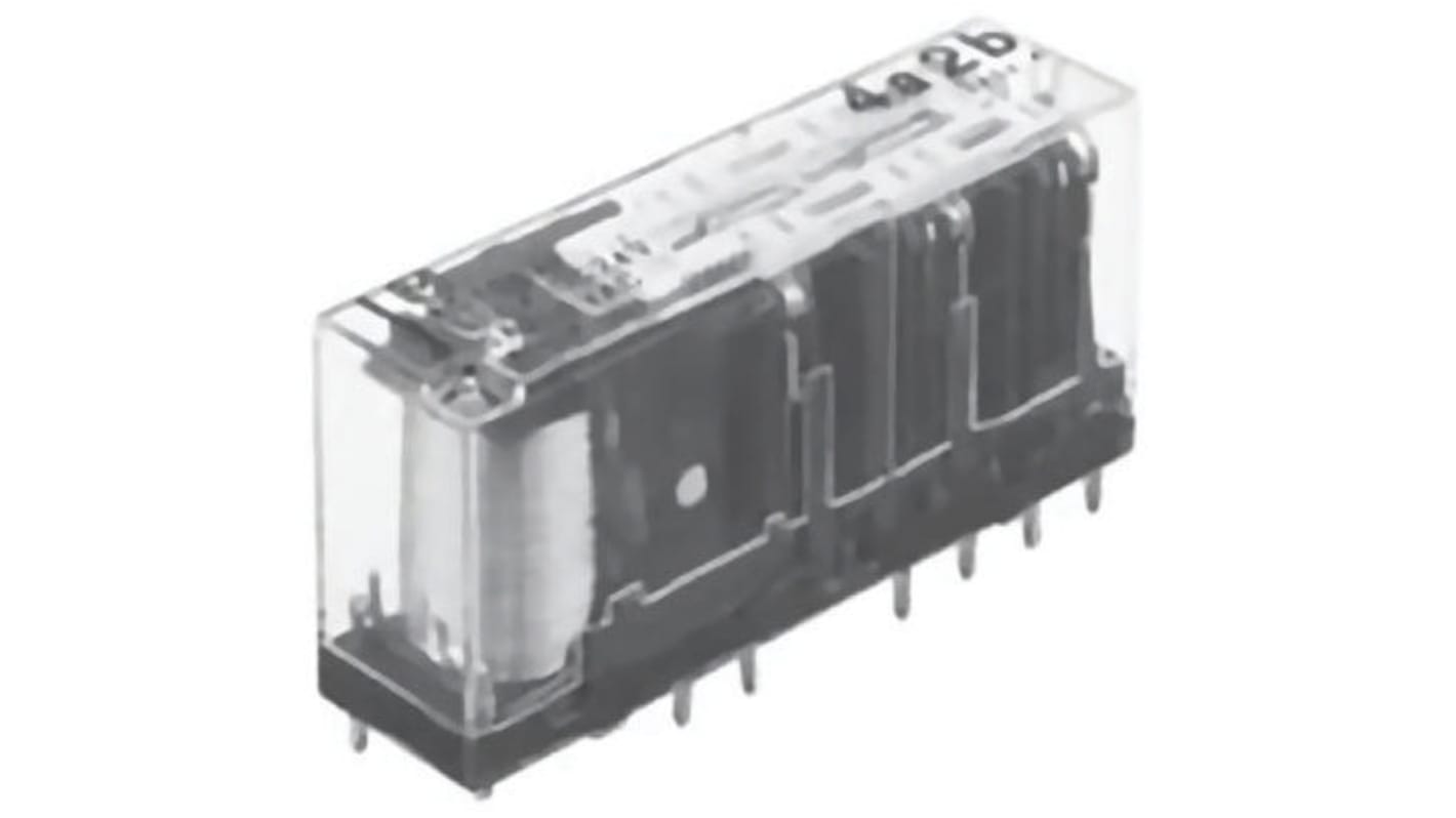 Panasonic PCB Mount Force Guided Relay, 24V dc Coil Voltage, 6 Pole, 3PDT