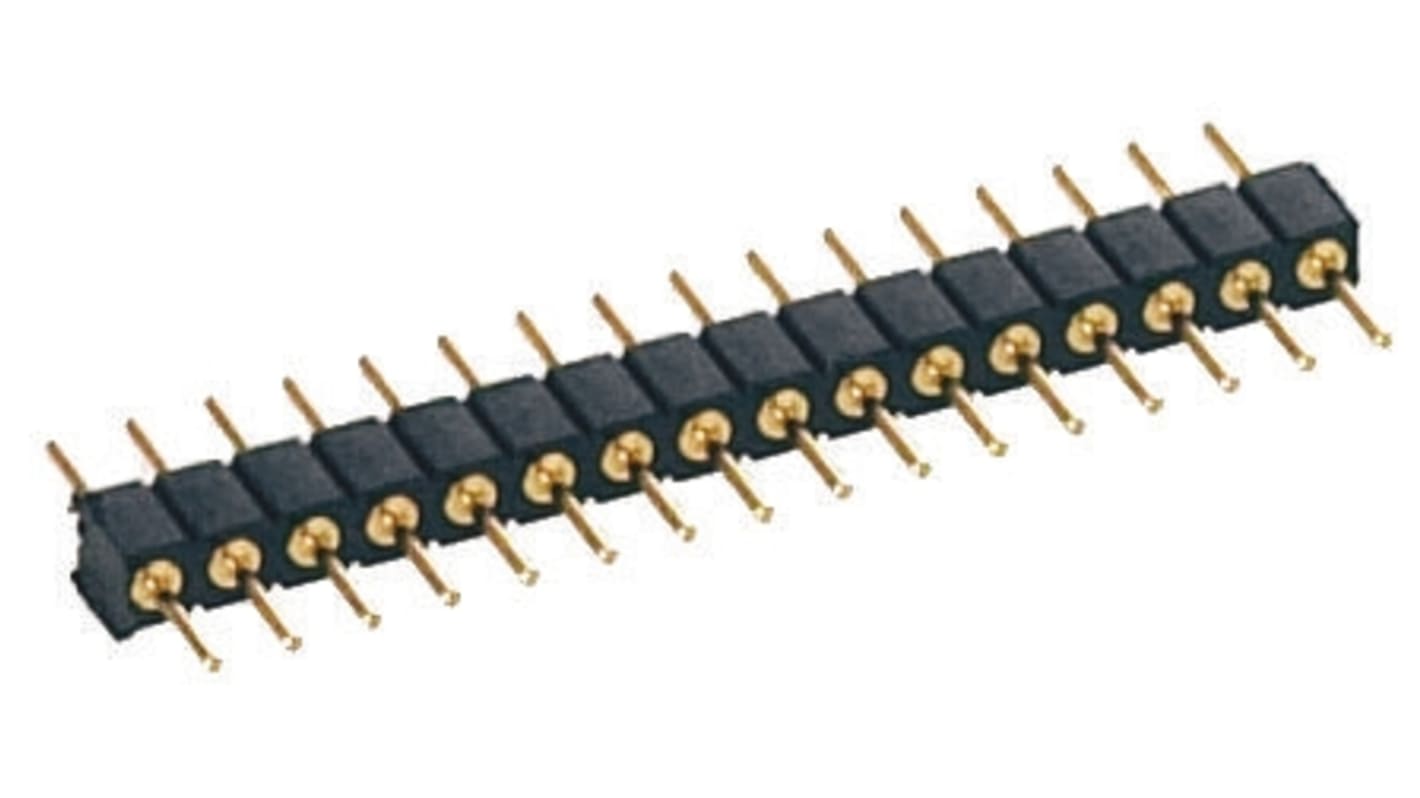 Preci-Dip Stiftleiste Stecker Gerade, 6-polig / 1-reihig, Raster 2.0mm, Lötanschluss-Anschluss, 3.0A, Nicht ummantelt