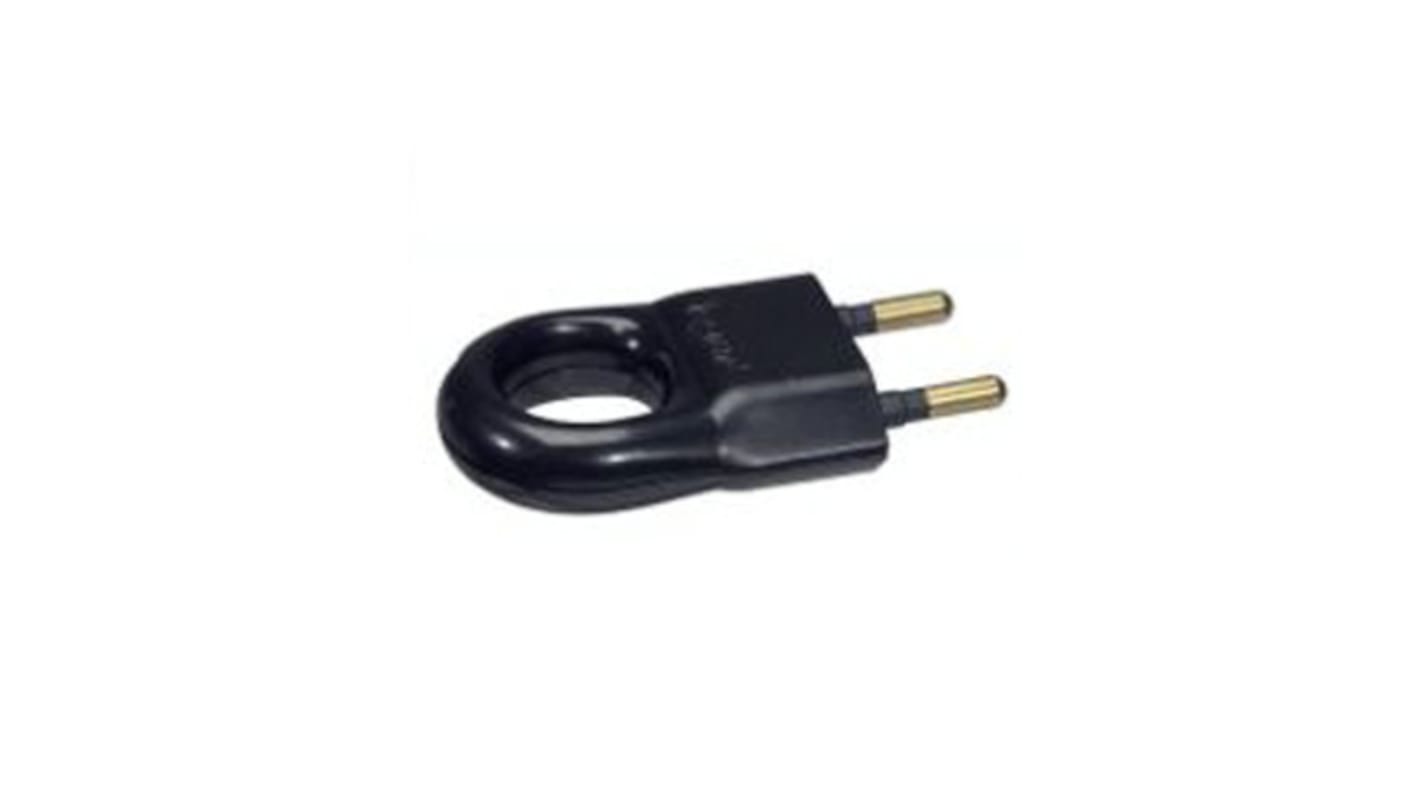 Legrand Netzsteckverbinder Kabel, 2P Euro-Stecker, 230 V / 6A Schwarz, für Frankreich, Deutschland