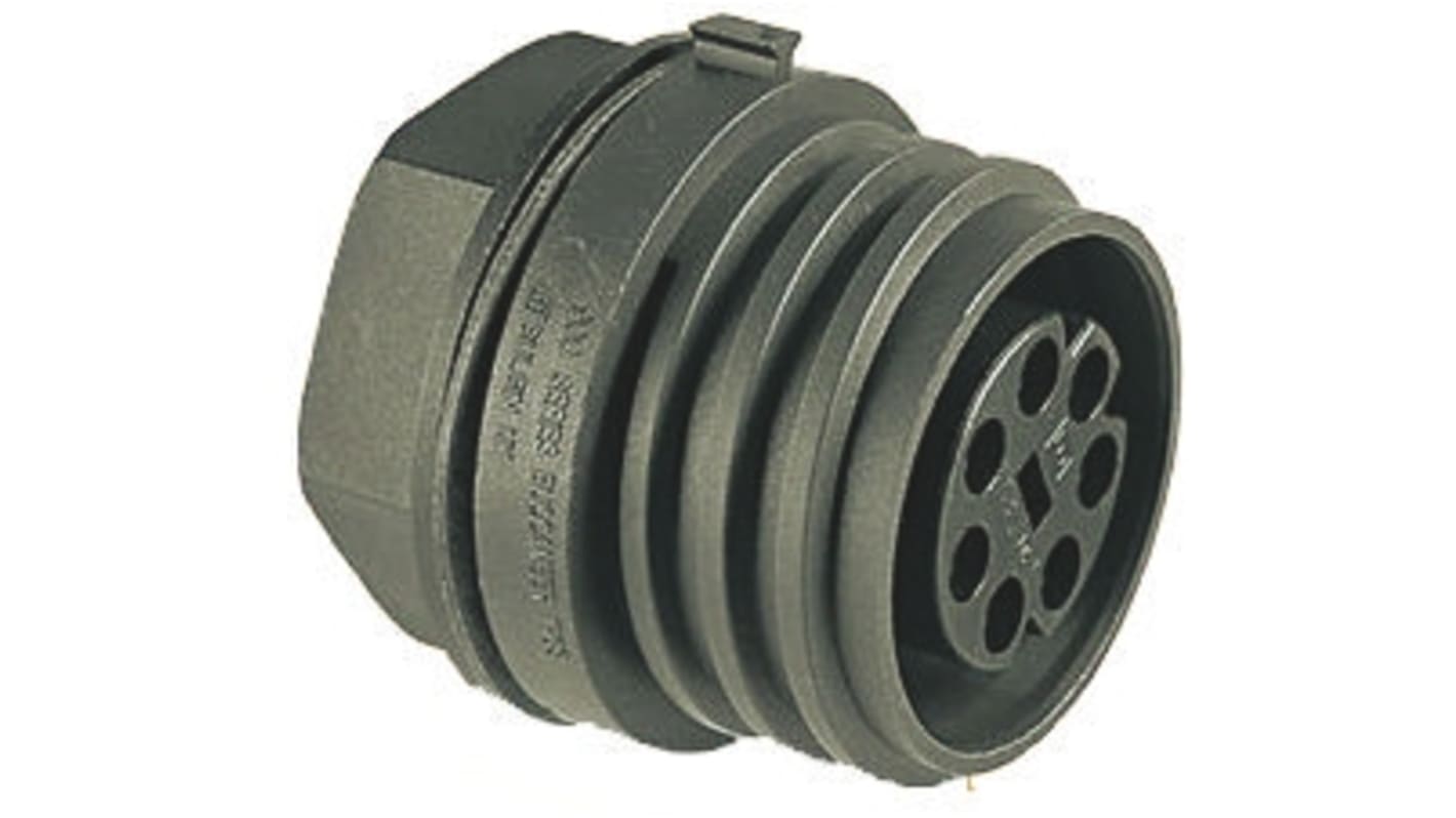 Bulgin Connector, 7 Contacts, Panel Mount, Plug, Male, IP68, EXP Series