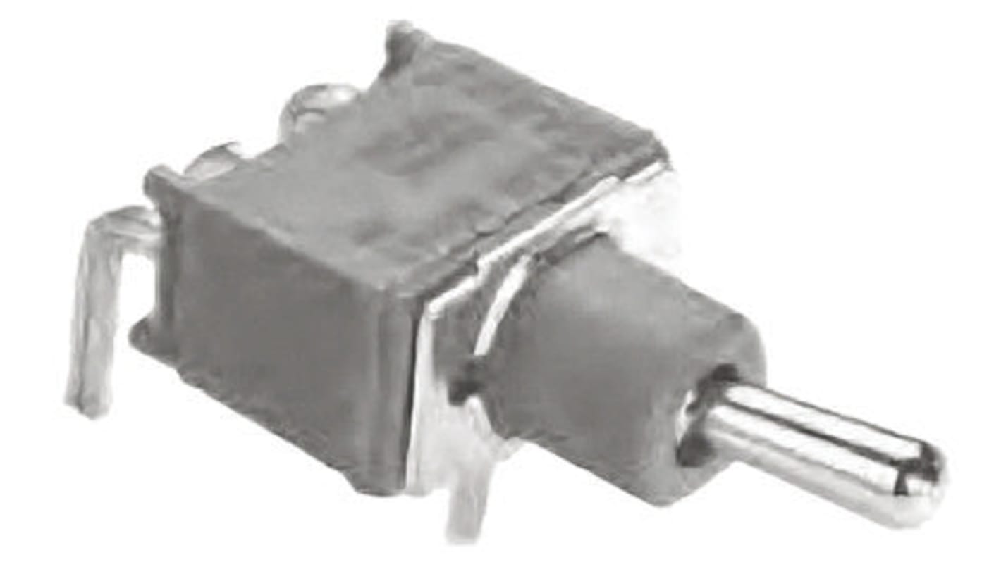 TE Connectivity Toggle Switch, PCB Mount, On-On, SPDT, Through Hole Terminal