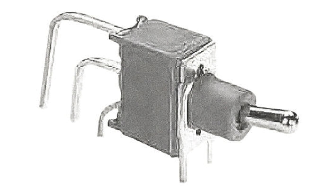 TE Connectivity Toggle Switch, PCB Mount, On-Off-(On), SPDT, Through Hole Terminal