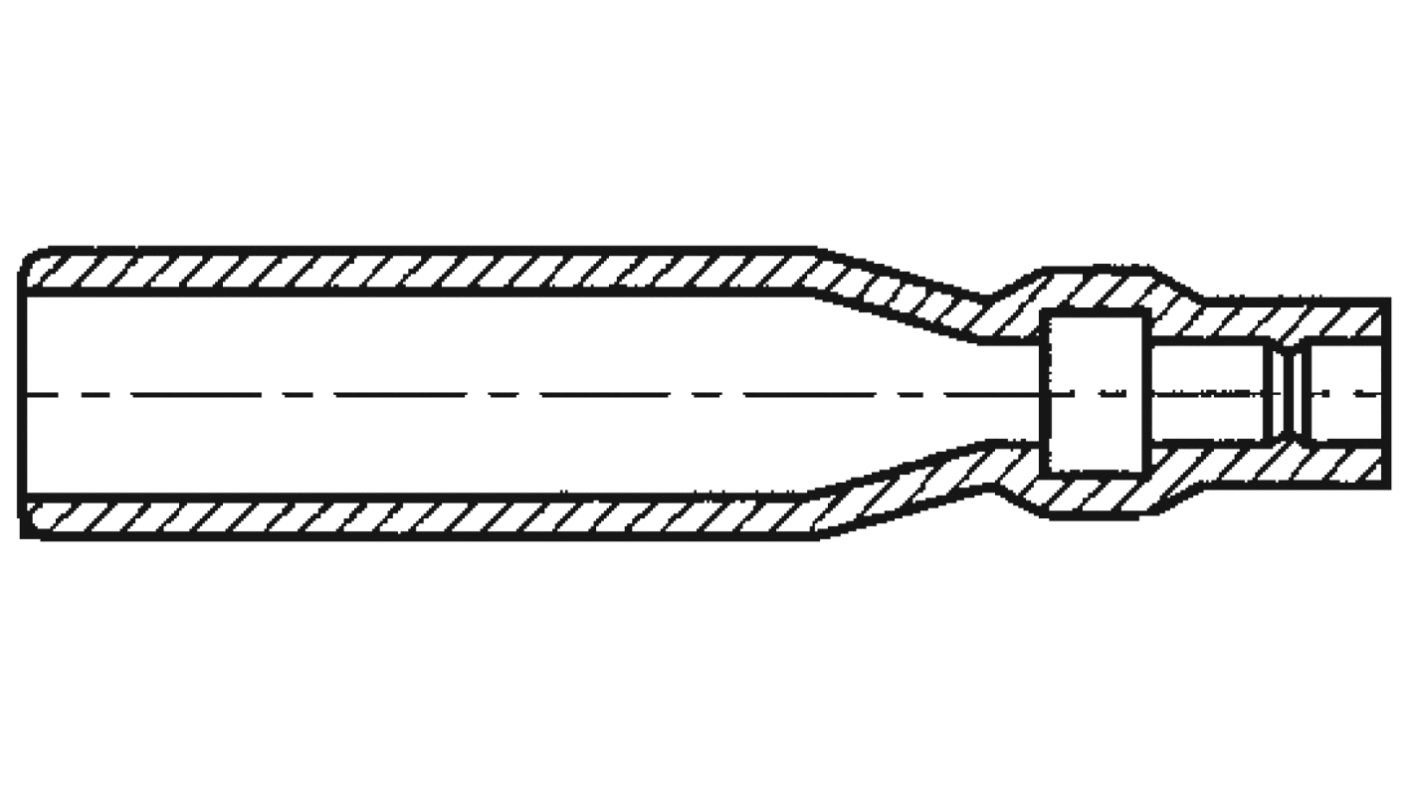 Manžeta pro krimpovací svorky, délka: 34mm