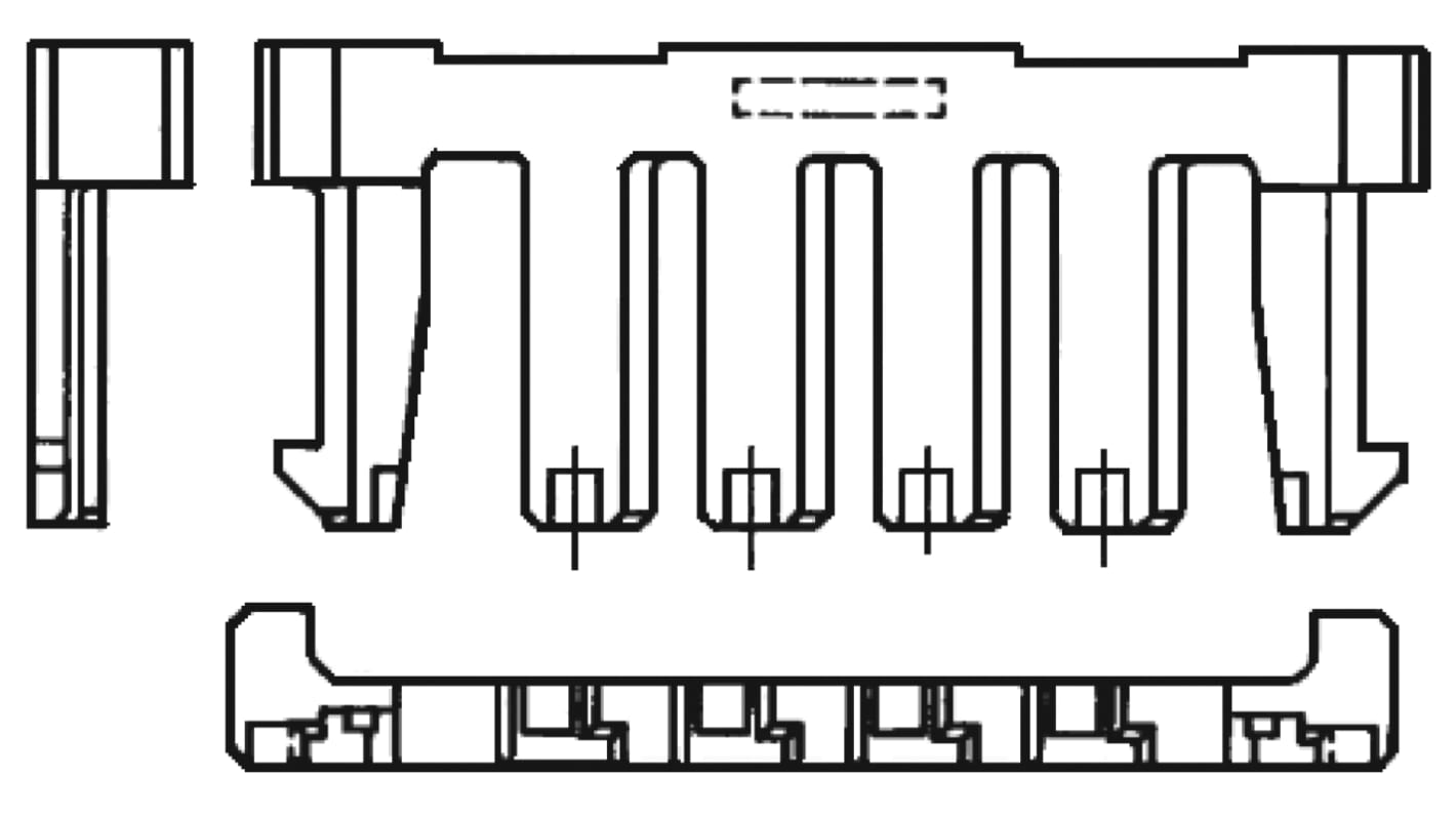 TE Connectivity Wedgelock, For Use With Heavy Duty Power Connectors